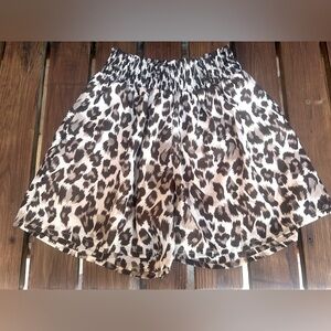 Turquoise Haven Animal Print Shorts/ Small